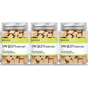 페페로니 오메가3 강아지 간식, 닭고기, 180g, 3개