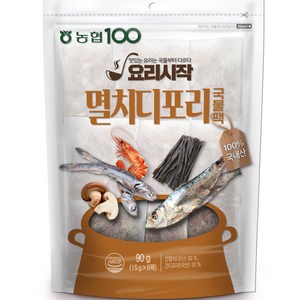 농협 멸치 디포리 국물팩 6p, 90g, 1개