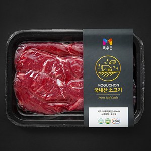 목우촌 국내산 소고기 채끝 3등급 구이용 (냉장), 200g, 1개