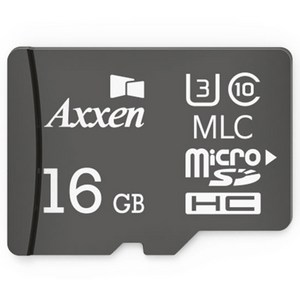 액센 마이크로 SD 메모리카드 MLC U3 Class10, 16GB, 1개