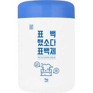 깔끔대장 표백했소다 표백제 + 계량스푼, 1kg, 1개