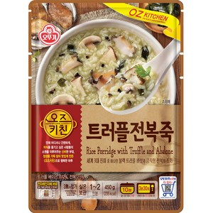 오뚜기 트러플 전복죽, 450g, 4개