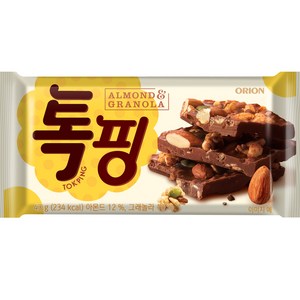 오리온 톡핑 아몬드 & 그래놀라, 43g, 1개