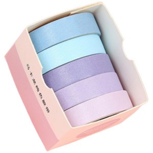 라이프백 장식 종이 테이프 5p, 마카롱1, 1개