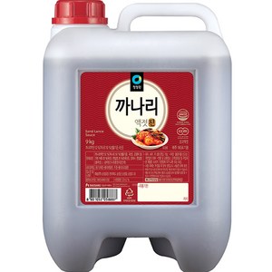 대상 청정원 까나리액젓진, 9kg, 1개