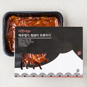 다맛나go 제주향기 흑돼지 두루치기 2팩 (냉장), 1kg, 1개