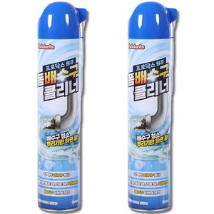 프로닥스 원큐 폼 배수구 다용도 클리너, 2개, 560ml