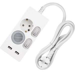 스윗홈 국내생산 개별 스위치 USB 2포트 멀티탭 2구+안전커버 1p, 1.5m, 1개