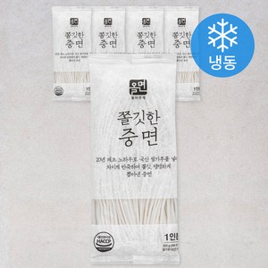 올면 쫄깃한 중면 (냉동), 200g, 5개