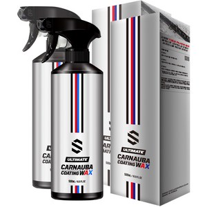 더클래스 얼티밋 카나우바 코팅왁스 퀵디테일러, 500ml, 2개