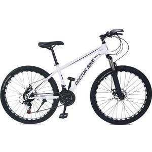 닥터바이크 원터치 21단 디스크브레이크 스틸프레임 MTB 자전거 ROCKET F-27 69.8cm, 멧화이트, 170cm, 1개