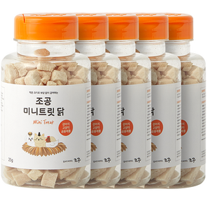 조공 미니트릿 강아지 간식, 닭, 25g, 5개