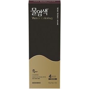 씨드비 프리미엄 물염색 시즌2 4p, 와인브라운, 1개