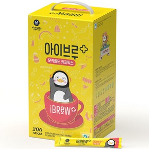 아이브루 플러스 공정무역 모카골드 커피믹스, 12g, 200개입, 1개