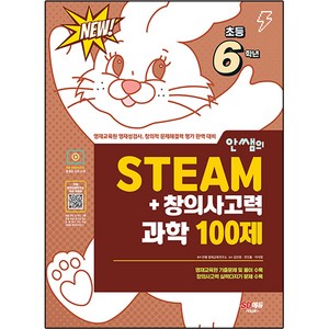 안쌤의 STEAM+ 창의사고력 과학 100제, 시대교육, 초등6학년