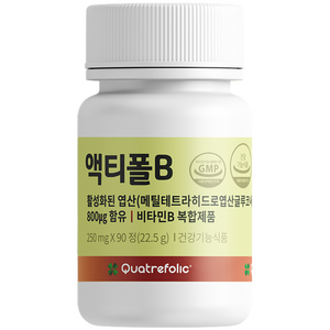 액티폴B 활성엽산 3개월분 90p, 90정, 1개