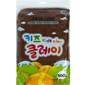 키즈 클레이, 갈색, 500g, 1개