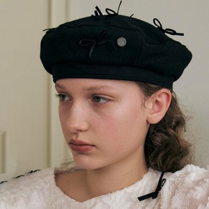 포에지담 BOW BERET IN 모자