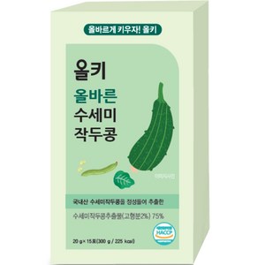 아주약품 올키 올바른 수세미작두콩 15p, 300g, 1개