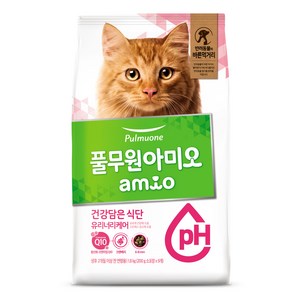 풀무원 아미오 건강담은 식단 고양이 사료, 유리너리, 1.8kg, 1개