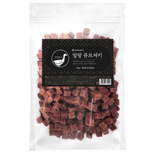 개기월식 강아지 말랑 큐브 져키, 오리고기, 1.1kg, 1개