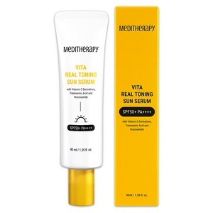 메디테라피 비타 리얼 토닝 선세럼 SPF50+ PA++++, 40ml, 1개