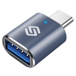 스페이스쉴드 USB 3.0 A타입-C타입 OTG 변환 젠더, 2cm, 딥그레이, 1개