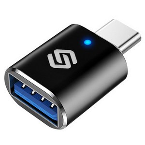 스페이스쉴드 USB 3.0 A타입-C타입 OTG 변환 젠더, 2cm, 블랙, 1개