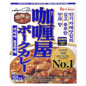 카리야 포크카레 약간 매운맛, 180g, 1개