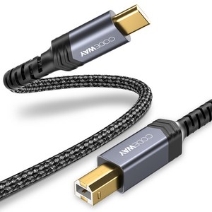 코드웨이 USB C타입 to B 프린터케이블, 1개, 3m