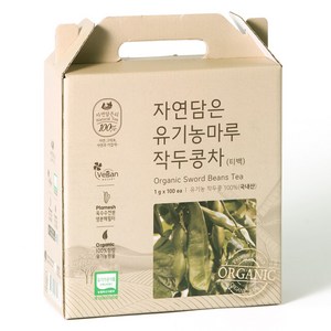 유기농마루 유기농 작두콩차 티백, 1g, 1개, 100개입