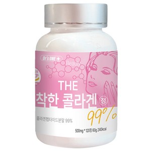 닥터스원 더착한 콜라겐 99% 60g, 120정, 1개