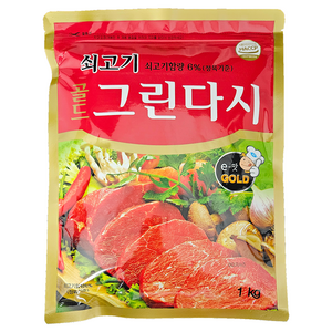 두원식품 쇠고기골드 그린다시, 1kg, 1개