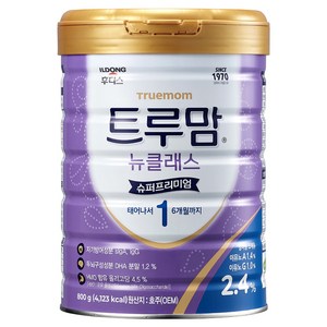 일동후디스 트루맘 뉴클래스 슈퍼프리미엄 분유 1단계 0~6개월, 800g, 1개