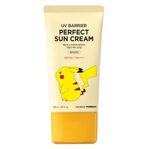 벨먼 포켓몬 UV 선크림 피카츄 SPF50+ PA++++, 80ml, 1개