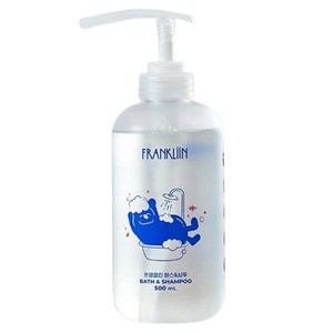 FRANKLIIN 바스 앤 샴푸, 500ml, 1개