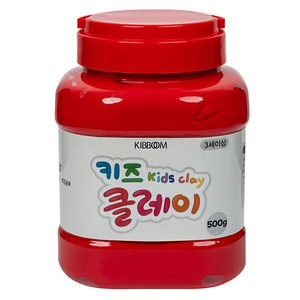 키즈 클레이, 빨강, 500g, 1개