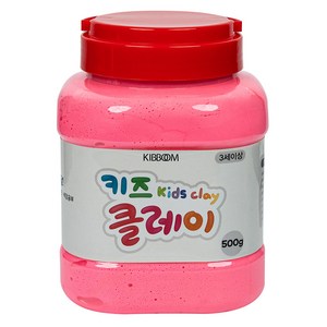 키즈 클레이 버켓, 분홍, 500g, 1개