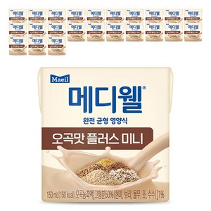 메디웰 오곡맛 플러스 미니 영양식 24p, 3.6L, 1세트