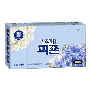 피죤 건조기용 시트 섬유유연제 블루비앙카 본품, 120매입, 1개