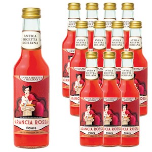 폴라라 시칠리아나 아란시아 로싸 탄산음료 블러드 오렌지, 12개, 275ml