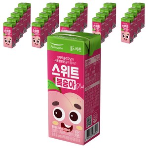 풀스키친 스위트 복숭아 플러스 음료, 190ml, 24개