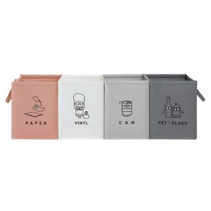분리수거함 4종 세트