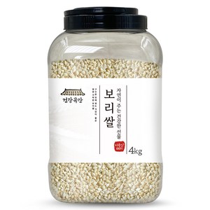 건강곡간 미국산 보리쌀, 4kg, 1개