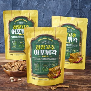 청양고추 어포튀각, 100g, 3개