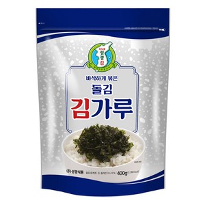 지도표성경 돌김 김가루, 400g, 1개