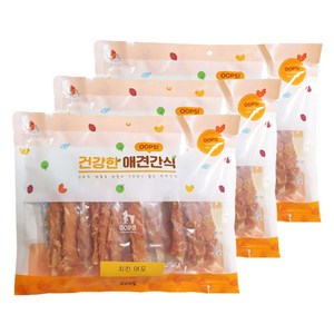 웁스 건강한 애견간식, 치킨어포, 300g, 3개