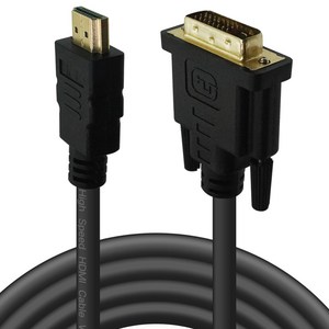 대원티엠티 DWS HDMI 2 to DVI 모니터 연결 케이블, 1개, 1.5m