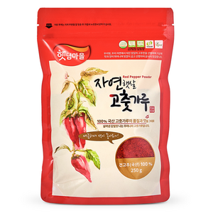 햇님마을 자연햇살 국산 고춧가루, 250g, 1개