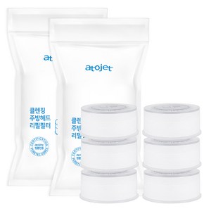 아토젯 클렌징 주방 핸디형 코브라형 헤드필터 3p, 2개